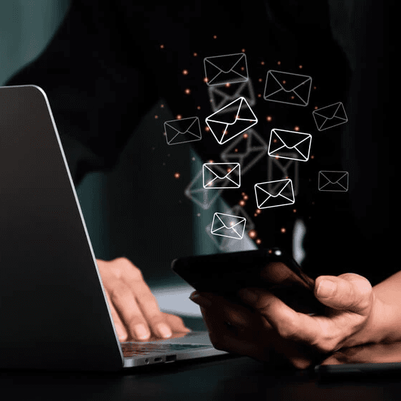 SAB cold email outreach service connecting with B2B decision-makers