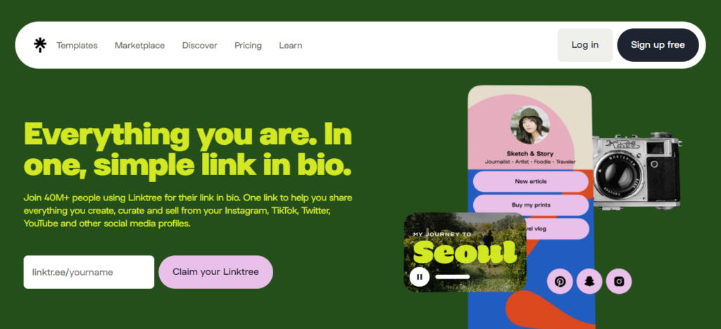 buat link linktree untuk bisnis