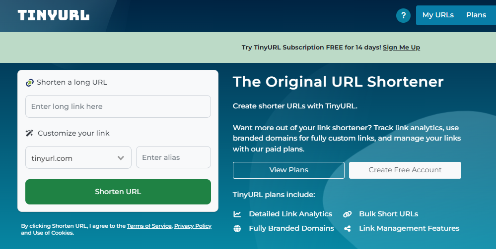 buat link tinyurl untuk bisnis